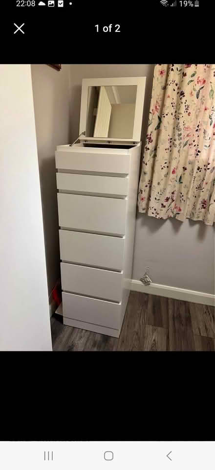 Photo of Narrow Chest of Drawers (South Oxhey WD19) #1
