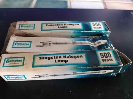 Photo of free Halogen Lamp 500W x 3 (Popley RG24) #1
