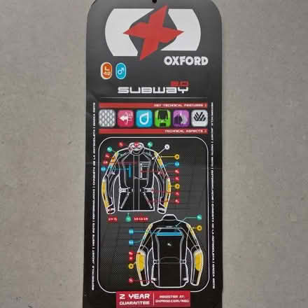 Photo of free Oxford Subway 2.0 Motorcycle Jacket (Large 42) (Brookhouse LA2) #3