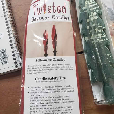 Photo of free 3 pairs Christmas beeswax candles (Phinney Ridge) #2