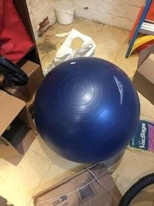 Photo of free Yoga ball, wetsuit, chair, fins (Chevy Chase DC) #3