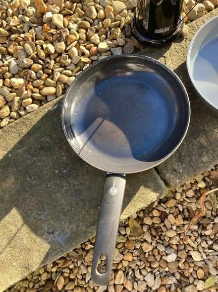 Photo of free Two frying pans and cafetière (Uley) #2
