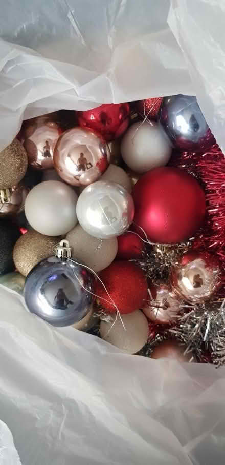 Photo of free Christmas baubles and tinsel (Dukinfield) #2