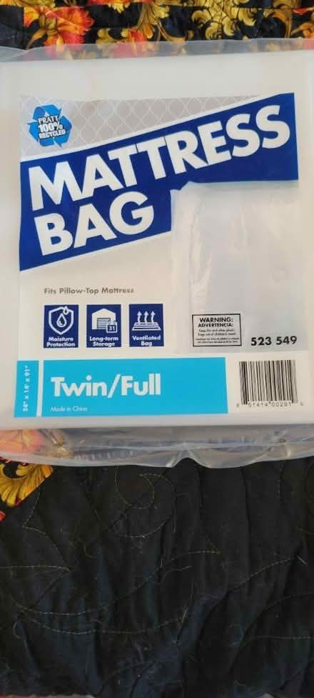 Photo of free Twin/full Mattress Bag (El Sobrante) #1