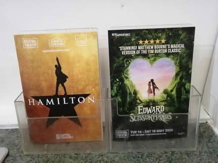 Photo of free A5 + 3rd A desktop leaflet holders (EH20 Loanhead) #1