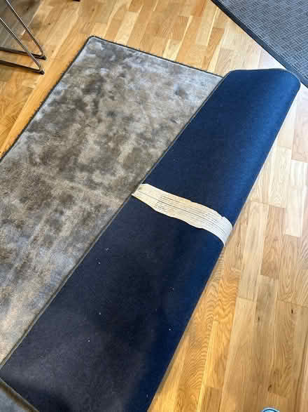 Photo of free Grey square rug (Hayling Island) #3
