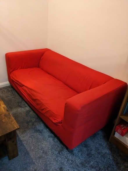 Photo of free 2 Seater Red Ikea Klippan Sofa (York YO26) #2