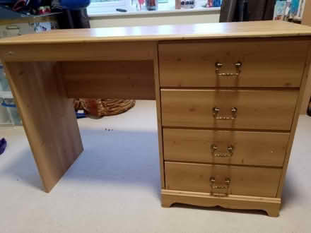 Photo of free Oak-effect desk/dresser (West Haddon NN6) #1