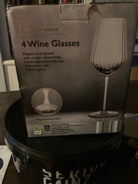Photo of free 4 wine glasses (M34 Dane Bank) #1
