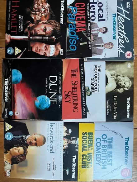 Photo of free Selection of dvds classic films (Harborne B17) #1