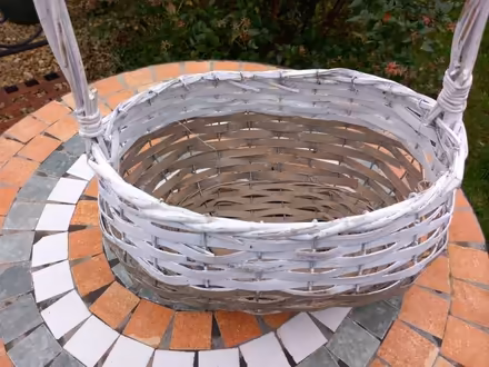 Photo of free Rattan/cane basket with handle (Cashes Green GL5) #1