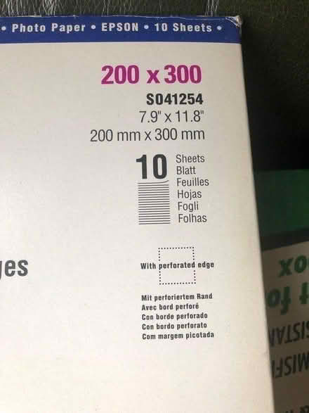 Photo of free Epson photo paper (Cuckfield) #1