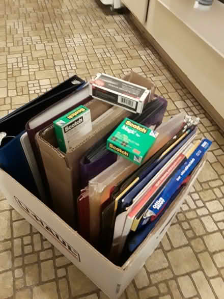 Photo of free office/school supplies (Midtown Palo Alto) #1