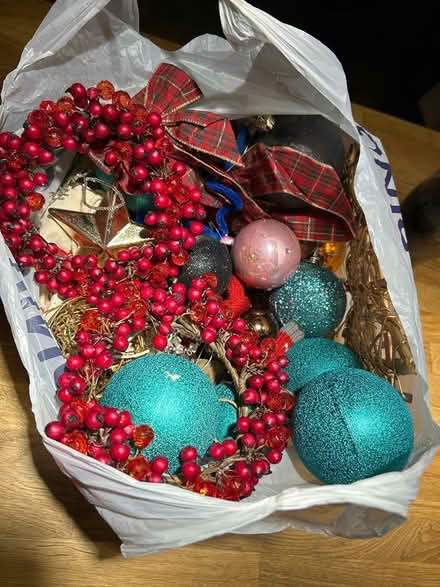 Photo of free Bag of Xmas decorations (Hayling Island) #1