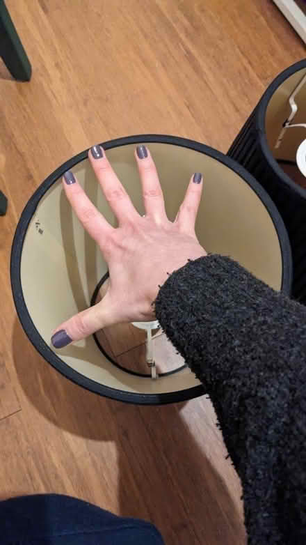 Photo of free Two black lamp shades (AL1 st Albans station) #2