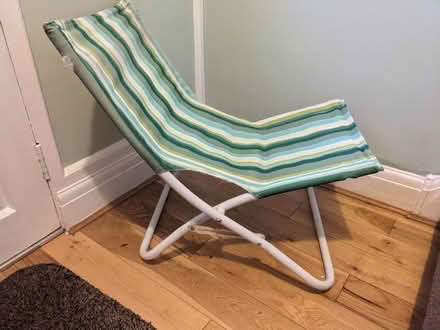 Photo of free Children's metal framed deck chair (Heaton Norris SK4) #1
