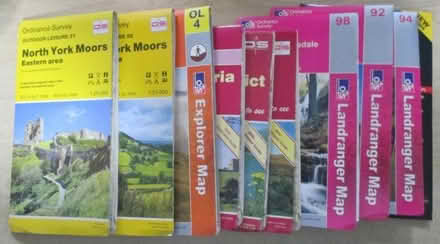 Photo of free Two compasses plus assorted OS maps (Laindon SS15) #2