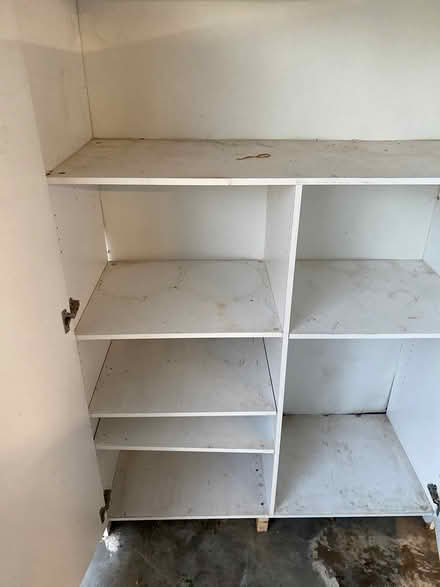 Photo of free White cabinet w/shelves (Bascom/Stokes) #3