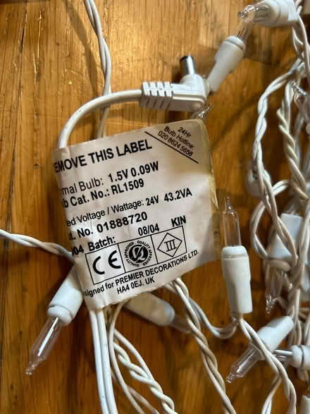 Photo of free Old style outside fairy lights (Hayling Island) #2