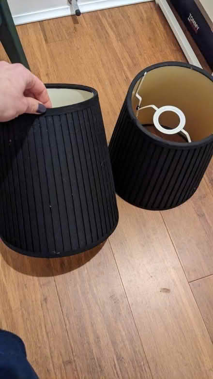 Photo of free Two black lamp shades (AL1 st Albans station) #4
