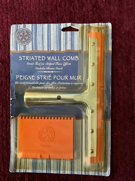 Photo of free Wall Comb---Creating Striped Paint (OakBrook south of Yorktown) #1