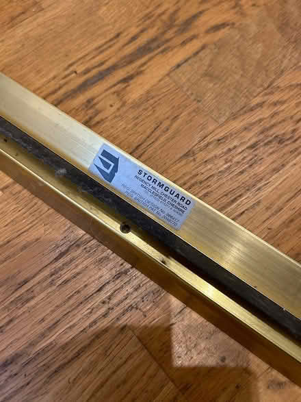 Photo of free Brass door threshold storm guard (Hayling Island) #2