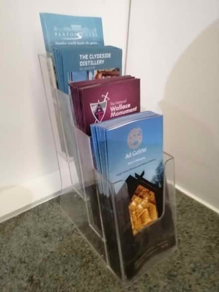 Photo of free A5 + 3rd A desktop leaflet holders (EH20 Loanhead) #4