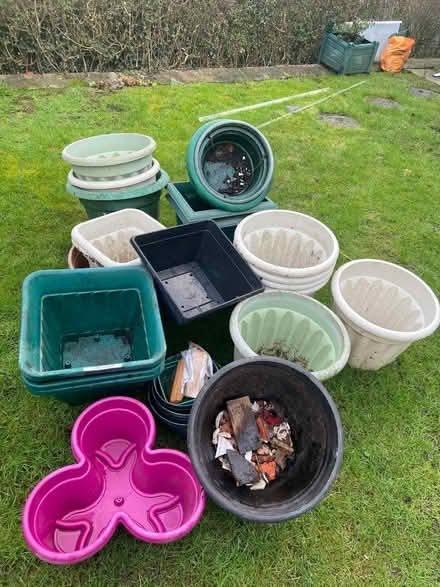 Photo of free Garden containers recycling. With downsizing process. (Ripon HG4) #2