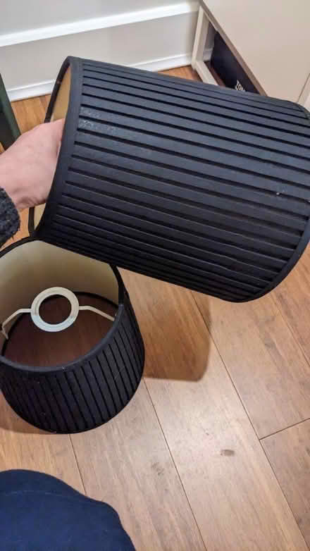 Photo of free Two black lamp shades (AL1 st Albans station) #1