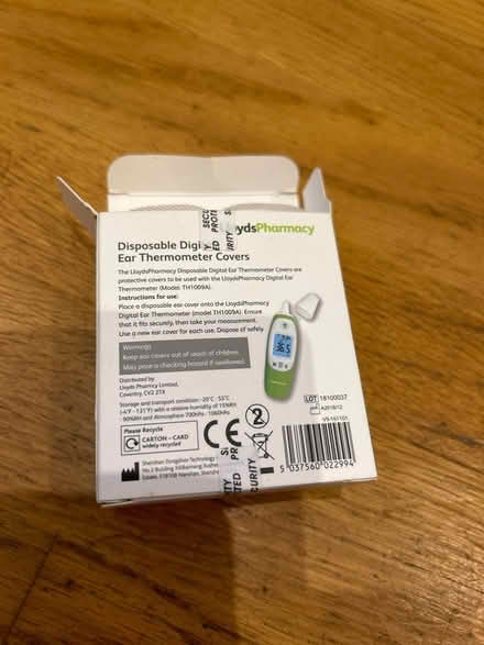 Photo of free Digital ear thermometer covers (Hayling Island) #2