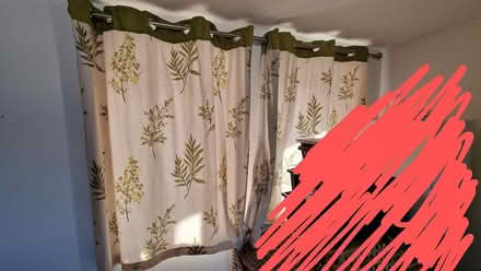 Photo of free 3 matching pairs eyelet curtains (Heanor DE75) #1