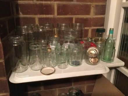 Photo of free Ordinary glass jars all sizes (GU14) #2