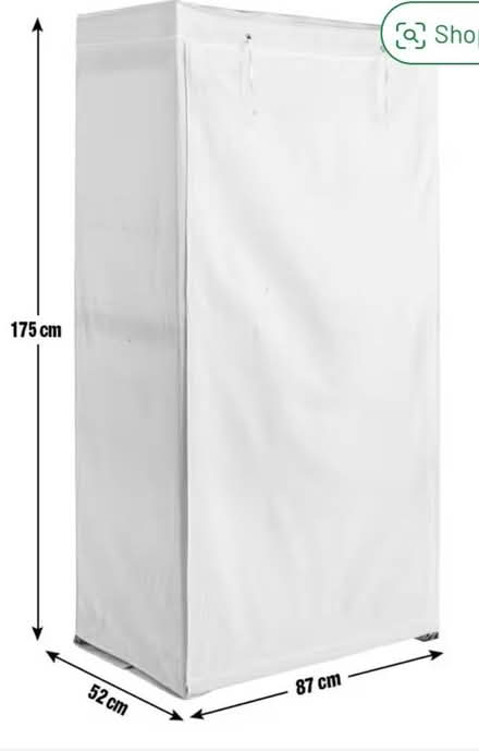 Photo of free Wardobe, canvas “tent” type, blue (macclesfield SK10) #4