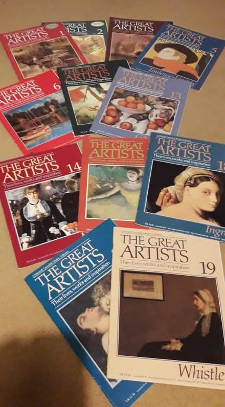 Photo of free The Great Artists magazines (Bilton HG1) #1