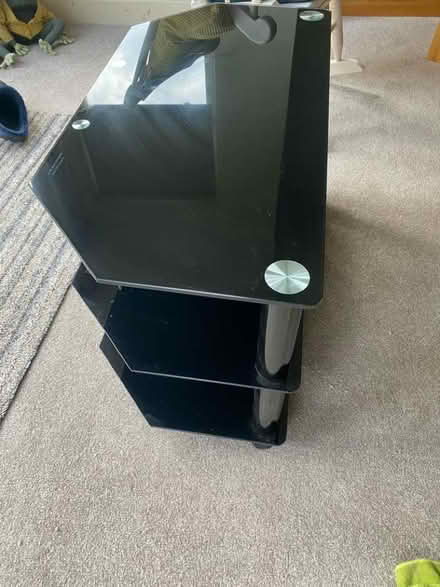 Photo of free Black TV stand (Broughton PR3) #1