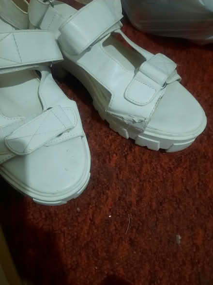 Photo of free White sandals (Beckton) #2