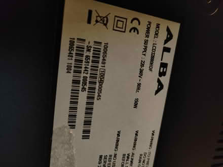 Photo of free 32" Alba TV (Tankersley S75) #1