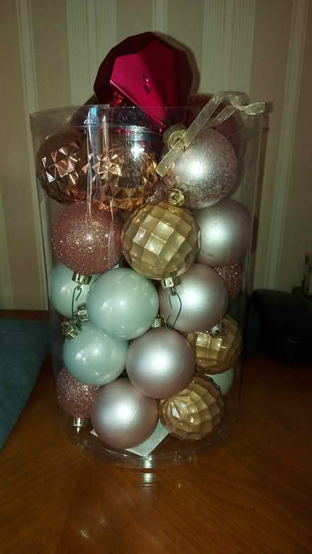 Photo of free Christmas tree baubles (Horsham back of station) #1