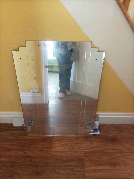 Photo of free Art deco original bathroom mirror (Heysham) #1
