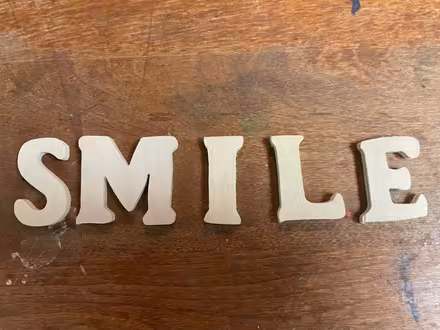 Photo of free 1-1/2” Wood Letters (Whitehouse Station) #1