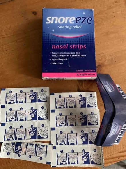 Photo of free Anti snore nasal strips (Cornwall AONB TR19) #1