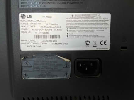 Photo of free lg tv (Earl’s Court SW5) #2