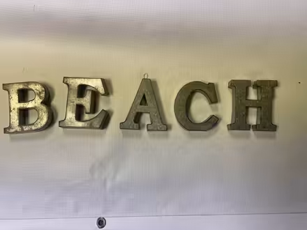 Photo of free 4” Metal Letters (Whitehouse Station) #1