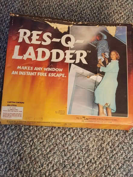 Photo of free Rescue Ladder for 2nd story window (Burlington) #2