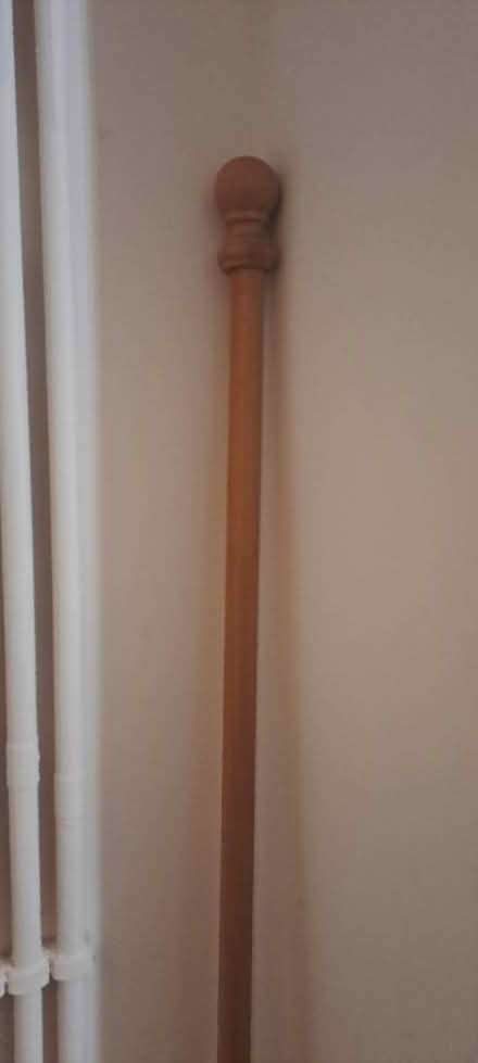 Photo of free Pine Curtain rod over 6ft (Colchester) #2