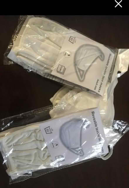 Photo of free Face masks - white fabric (Trowbridge BA14) #1
