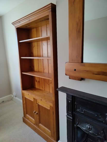 Photo of free Pine Bookcase with Base Cupboard (Berkhamsted HP4) #2