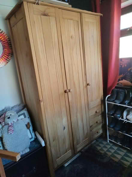 Photo of free 3 Door Wardrobe (Leek, ST13) #1