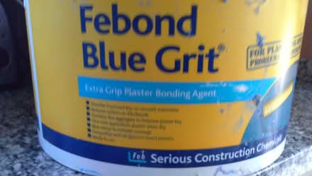 Photo of free Tub of 'Febond Blue Grit' bonding (Seaford (off Alfriston Road)) #2