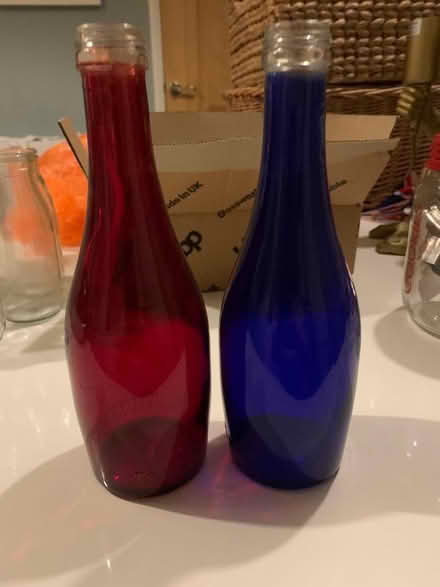 Photo of free 2 x small decorative glass bottles (Monkmoor SY2) #1